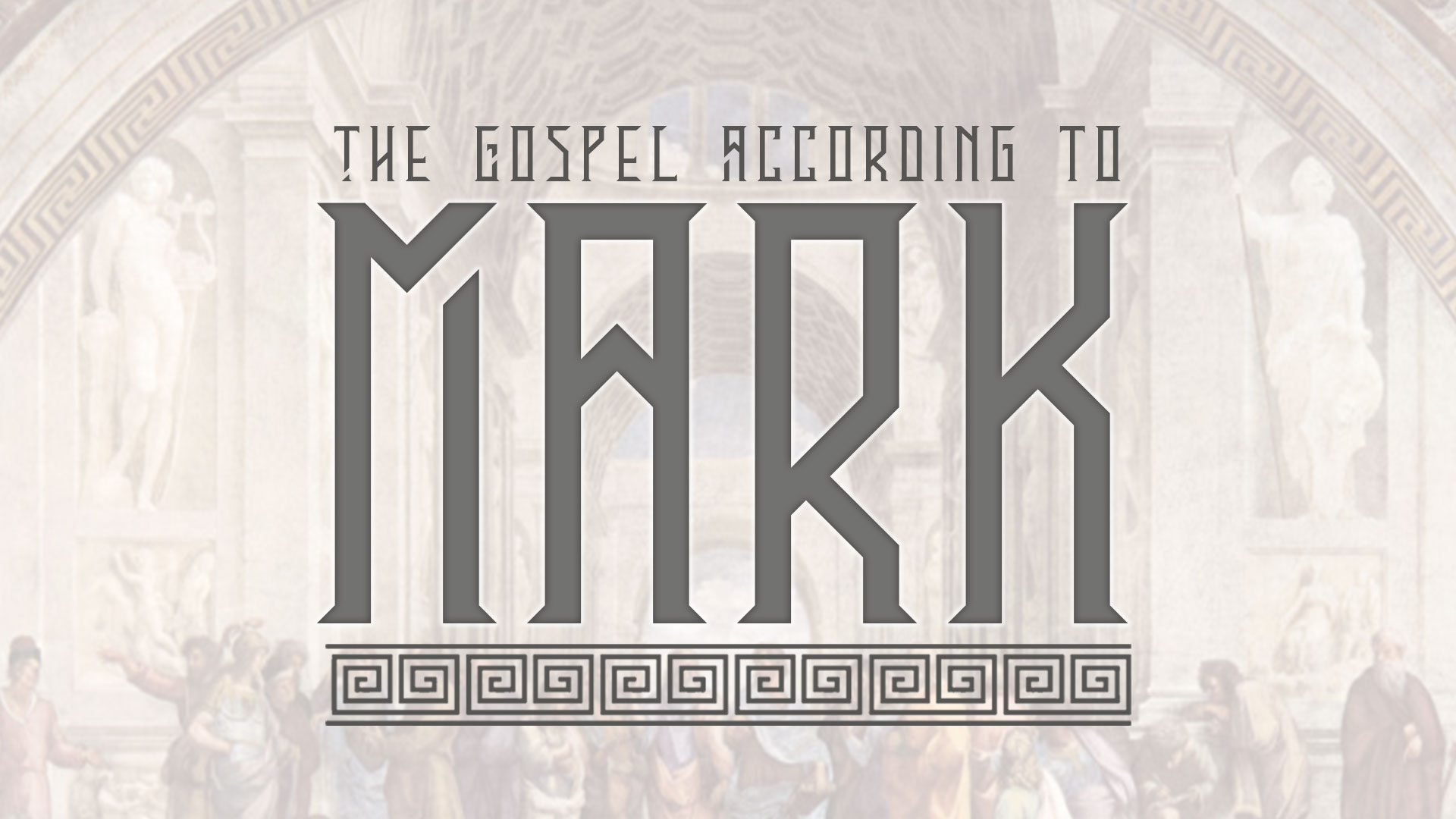 The Gosple According to Mark