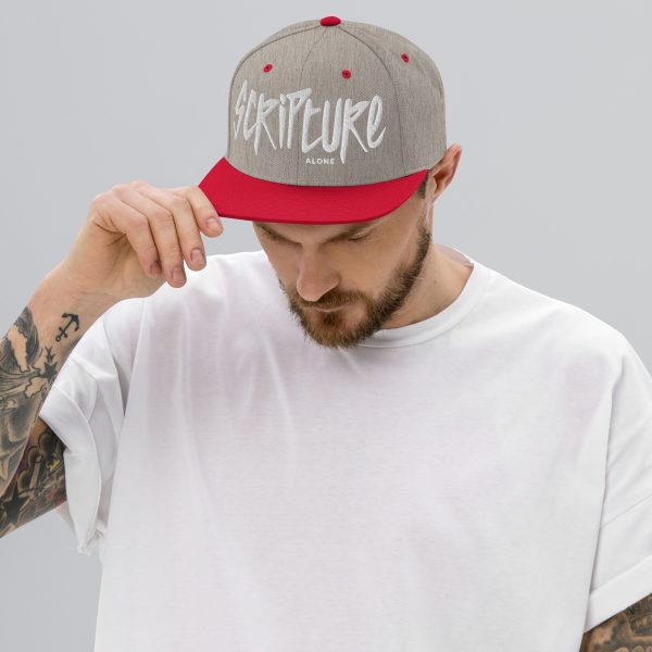 Scripture Alone Snapback Hat