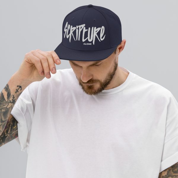 Scripture Alone Snapback Hat