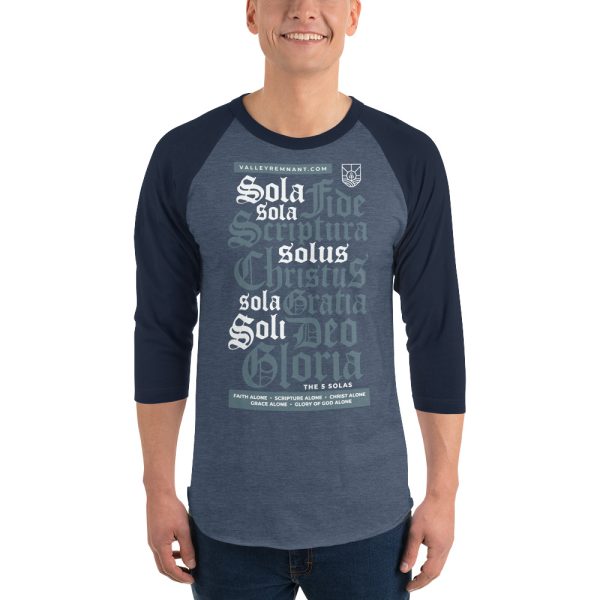 5 Sola - Teal- 3/4 sleeve raglan shirt